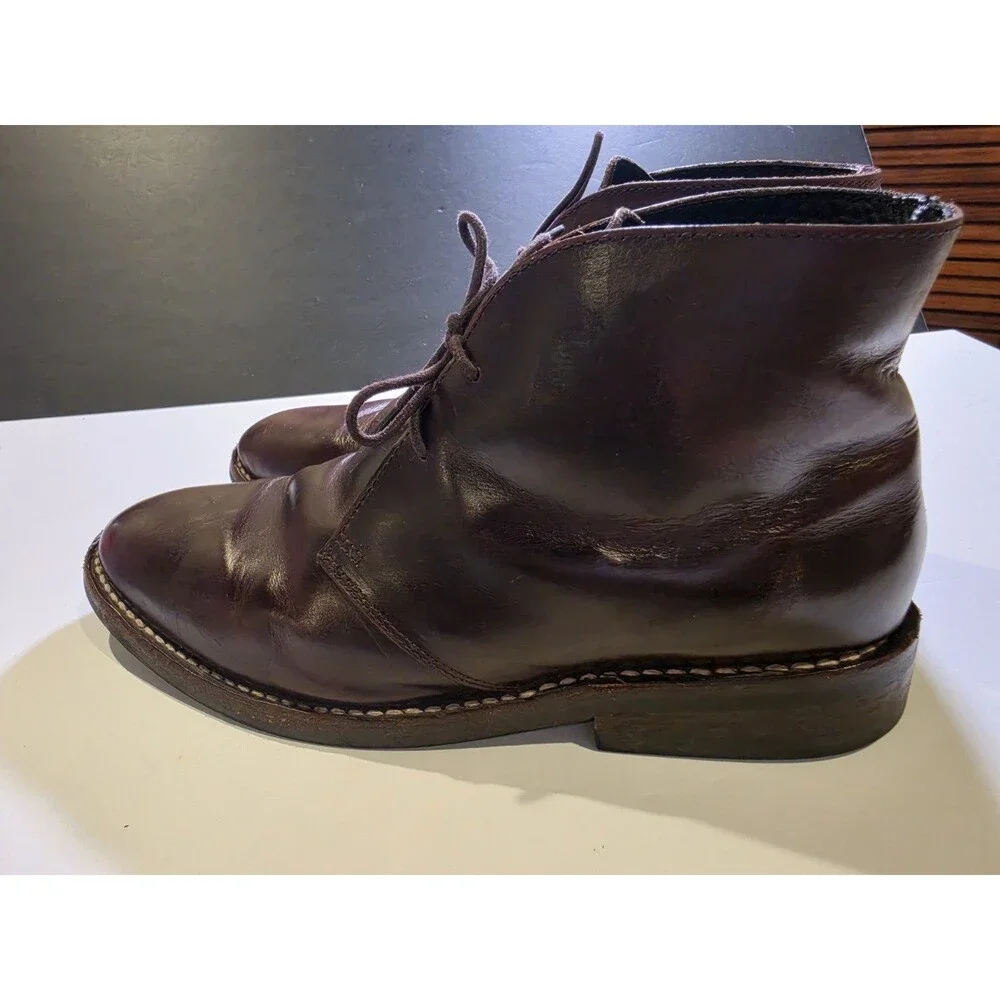 Thursday Boot Co Scout Mens 8 Brown Chrome Leather Chukka Boots Refreshed EUC